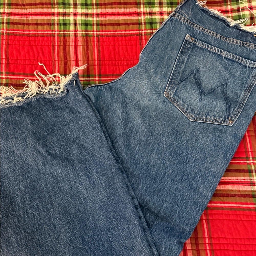 MOTHER Blue Flare & Wide Leg Jeans